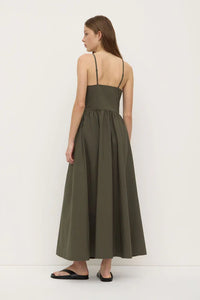 Assembly Label 'Posie  Midi Dress' - Moss