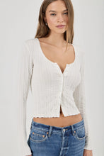 Maddison Button Up Long Sleeve Top