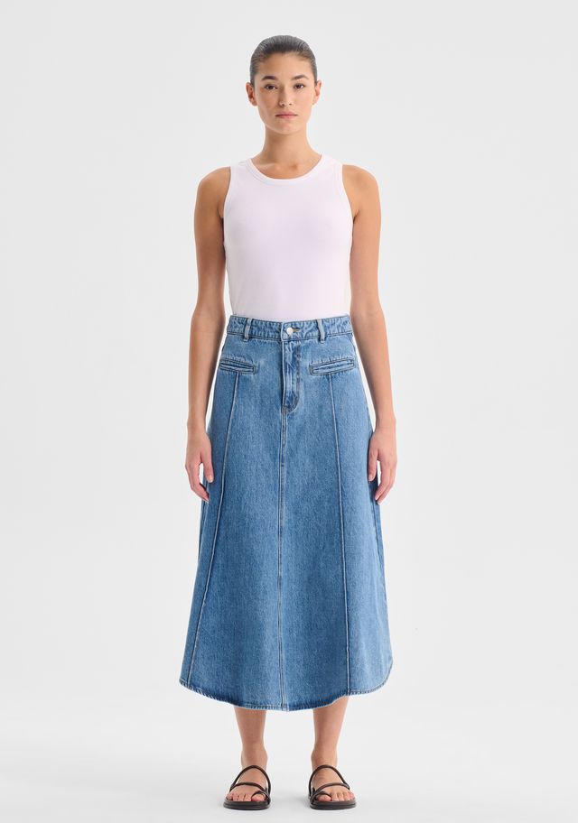 Morrison 'Jacque Denim Skirt' - Light Blue