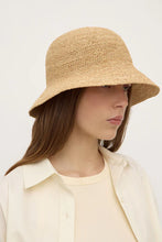 Assembly Label 'Raffia Bucket Hat' - Natural