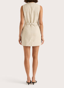 Faithfull The Brand 'Jane Mini Dress' - Natural