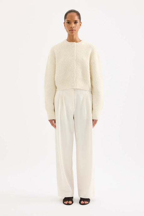 Nude Lucy 'Nixon Cropped Cardigan' - Ivory