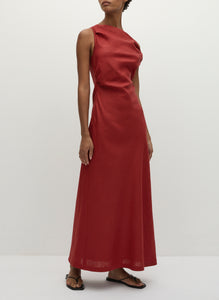 Faithfull The Brand ‘Suis Midi Dress’ - Deep Red