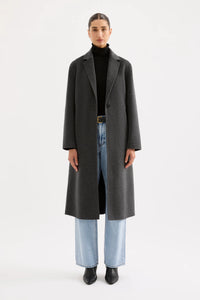 Nude Lucy 'Riley Wool Coat' - Charcoal