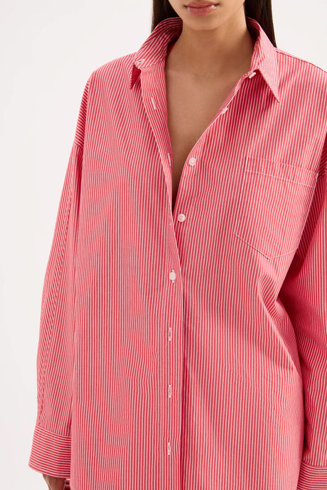 Nude Lucy 'Anouk Stripe Shirt' - Red Stripe