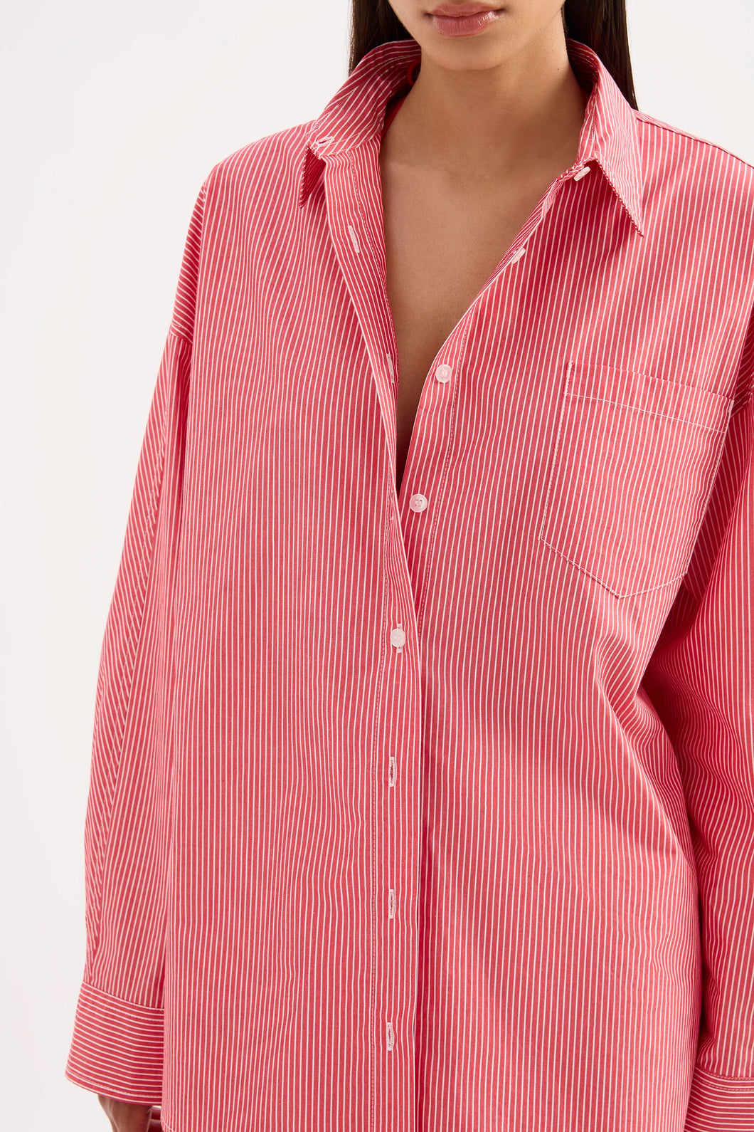 Nude Lucy 'Anouk Stripe Shirt' - Red Stripe