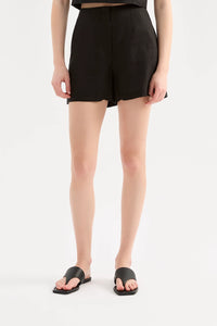 Nude Lucy 'Marli Linen Short' - Black