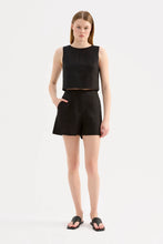 Nude Lucy 'Marli Linen Short' - Black