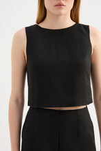 Nude Lucy 'Marli Linen Top' - Black
