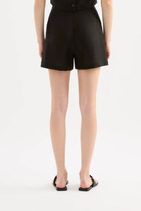Nude Lucy 'Marli Linen Short' - Black