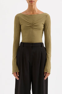 Nude Lucy 'Clement LS Top' - Moss
