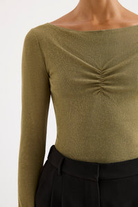 Nude Lucy 'Clement LS Top' - Moss