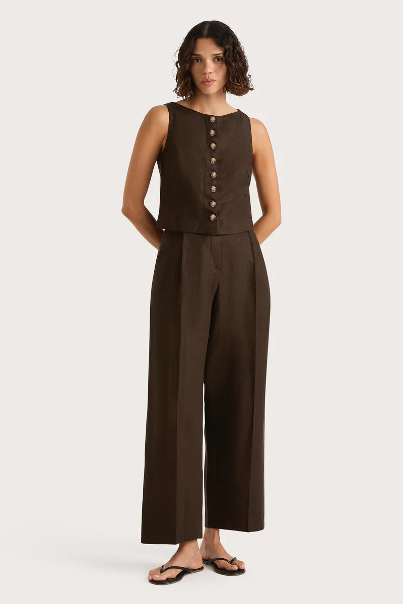 Faithfull The Brand 'Stevie Trouser - Coffee