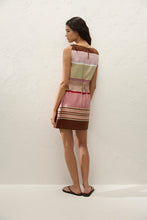Faithfull The Brand 'Flor Mini Dress' - Barragan Stripe Dusty Mauve