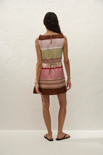 Faithfull The Brand 'Flor Mini Dress' - Barragan Stripe Dusty Mauve