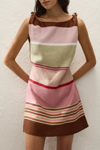 Faithfull The Brand 'Flor Mini Dress' - Barragan Stripe Dusty Mauve