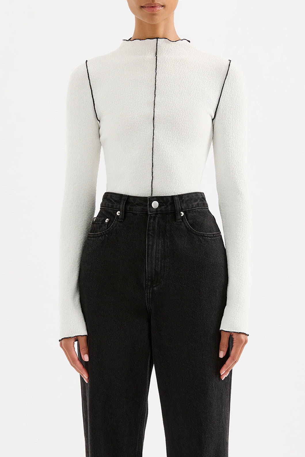 Nude Lucy 'Xander LS Top' - Salt