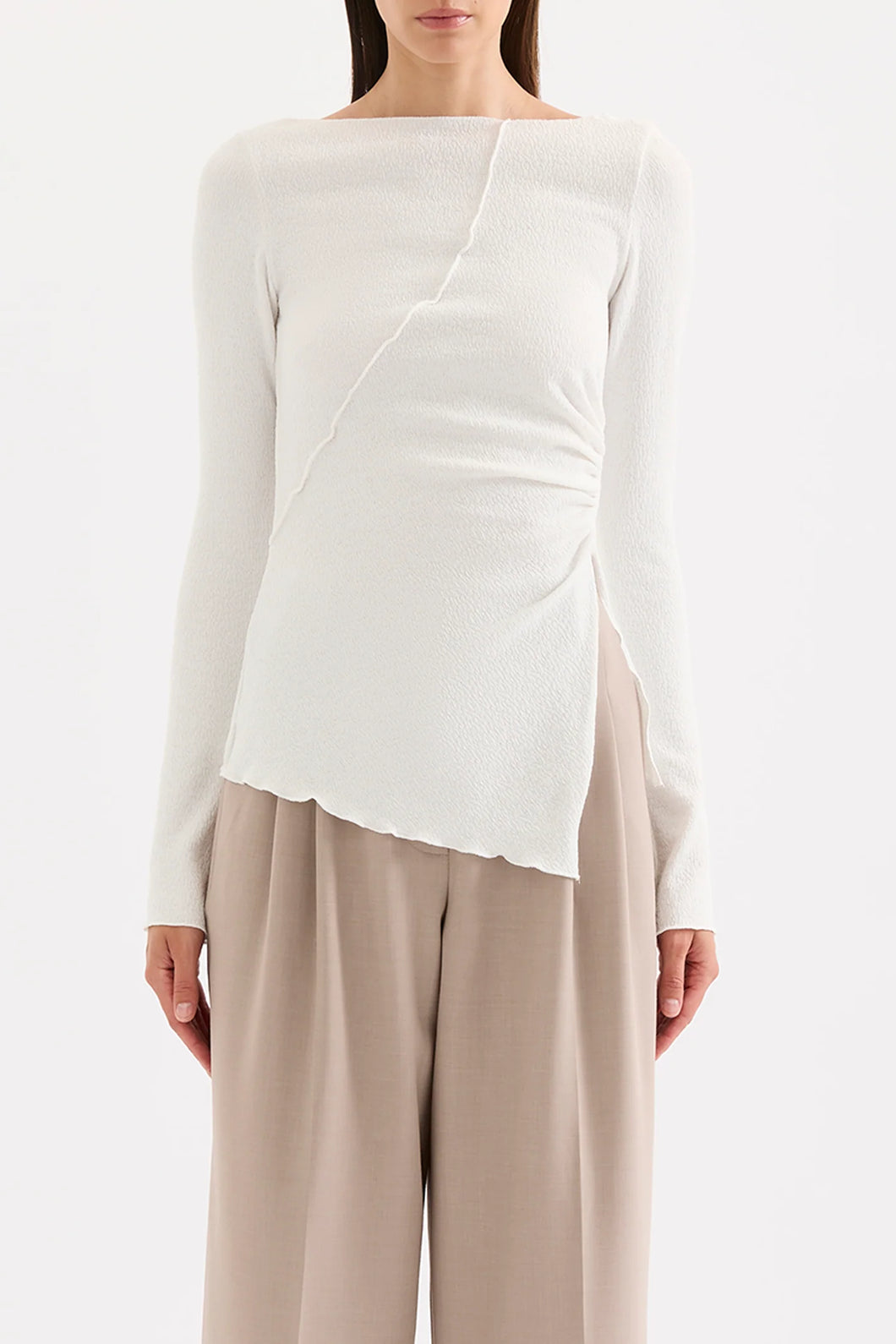 Nude Lucy 'Cora LS Top' -  Salt