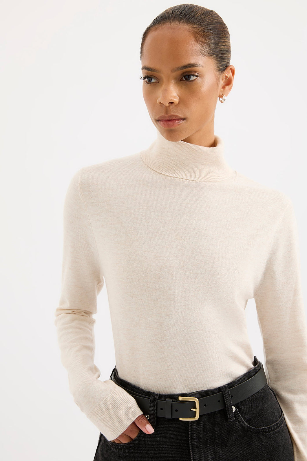 Nude Lucy 'Winslow Skivvy' - Cream Marle