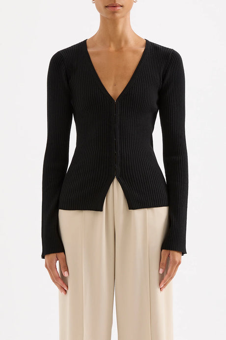 Nude Lucy 'Ettiene Knit Cardigan' - Black