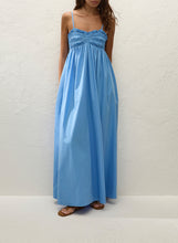 Faithfull - Presa Maxi Dress - Mico Pinstripe- Azul