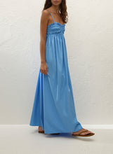 Faithfull - Presa Maxi Dress - Mico Pinstripe- Azul