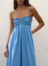 Faithfull - Presa Maxi Dress - Mico Pinstripe- Azul