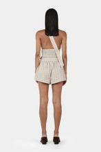 Ownley 'Sammy Asym Top' - Beige Tartan