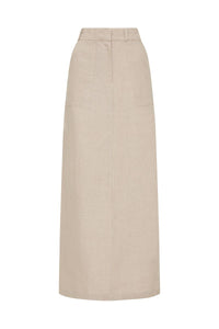 Faithfull The Brand 'Amreli Maxi Skirt' - Natural Linen