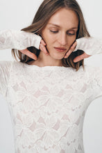 Rowie 'Samantha Lace Top' - Creme