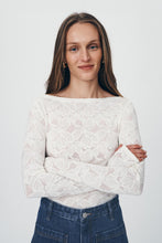 Rowie 'Samantha Lace Top' - Creme