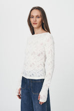 Rowie 'Samantha Lace Top' - Creme