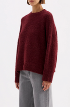 Elias Knit Oxblood
