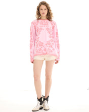 The Tales 'Distorted Rose Long Sleeve Tee' - Pink