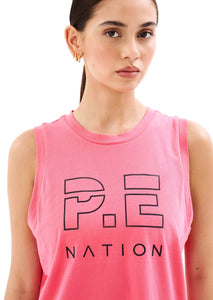 P.E Nation 'Shuffle Tank' - Diva Pink