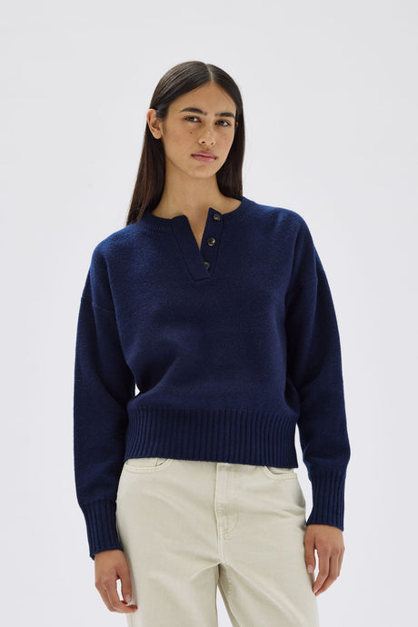 Assembly Label 'Thora Wool Knit' - Ink