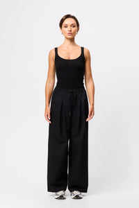 Mossman 'Tied Down Pant' - Black
