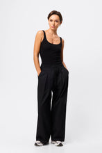 Mossman 'Tied Down Pant' - Black