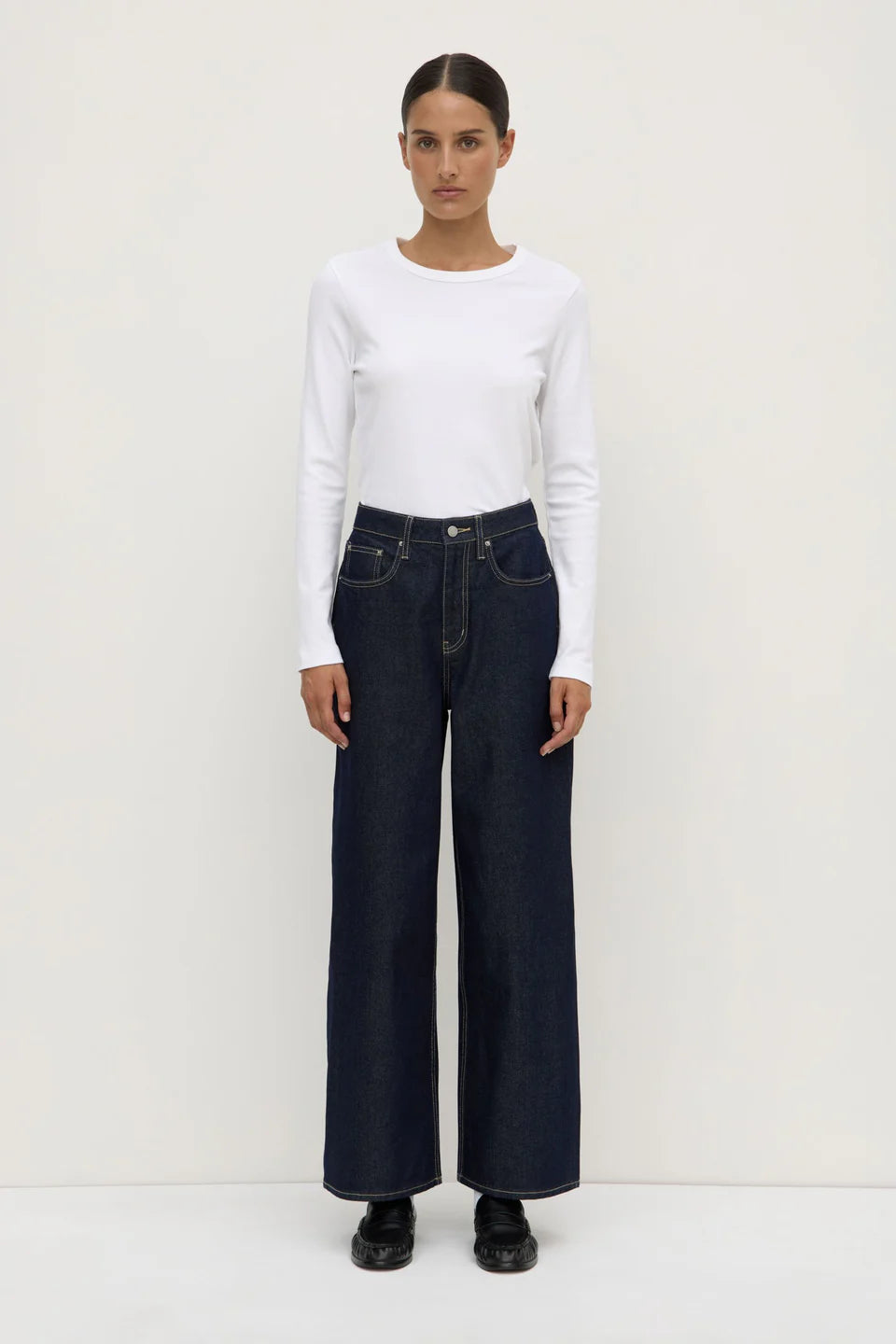 Assembly Label 'Wide Leg Jean' - Rise
