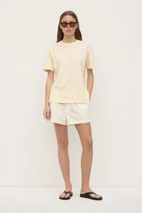 Assembly Label 'Womens Organic Base Tee' - Butter