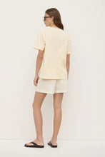 Assembly Label 'Womens Organic Base Tee' - Butter