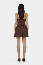 Yash Mini Dress - Chocolate Anglaise