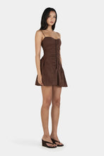 Yash Mini Dress - Chocolate Anglaise