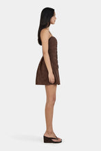 Yash Mini Dress - Chocolate Anglaise