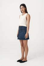 Rowie ' Alfred Mini Skirt' - Washed Indigo