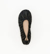Alias Mae Fyfe Ballet Flats in Black Leather — the Alias Mae Fyfe Ballet Flats bring a polished, feminine finish to an everyday footwear staple, featuring a softly ruched silhouette and delicate bow detail.