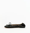 Alias Mae Fyfe Ballet Flats in Black Leather — the Alias Mae Fyfe Ballet Flats bring a polished, feminine finish to an everyday footwear staple, featuring a softly ruched silhouette and delicate bow detail.