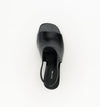 Alias Mae Jackie Slingback Heels in Black Oily Crinkle Leather — the Alias Mae Jackie Slingback Heels bring a sleek, sophisticated edge to your occasion wardrobe, featuring an open toe and elegant slingback silhouette.