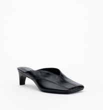 Alias Mae Rosa in Black Oily Crinkle, angled front view.