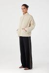 Arcaa Tessa Jacket in Sand — meet the cozy, best-selling layer your capsule wardrobe has been begging for.